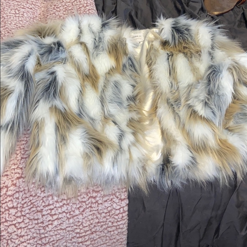 Forever 21 fur jacket